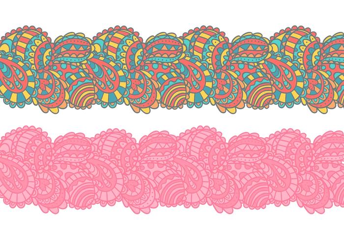 Free Paisley Border Vectors