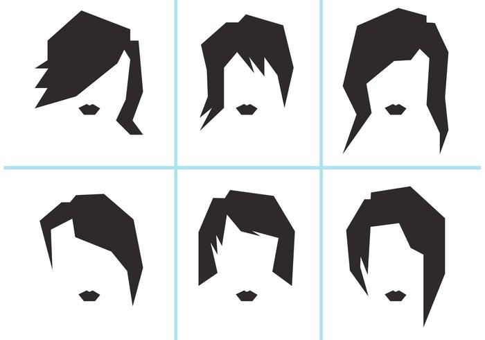 Free Vector Women Hairstyles Free Vector Women Hairstyles