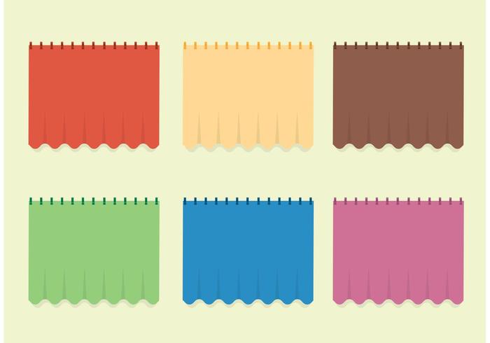 Free Vector Curtain Set 89738 Vector Art at Vecteezy