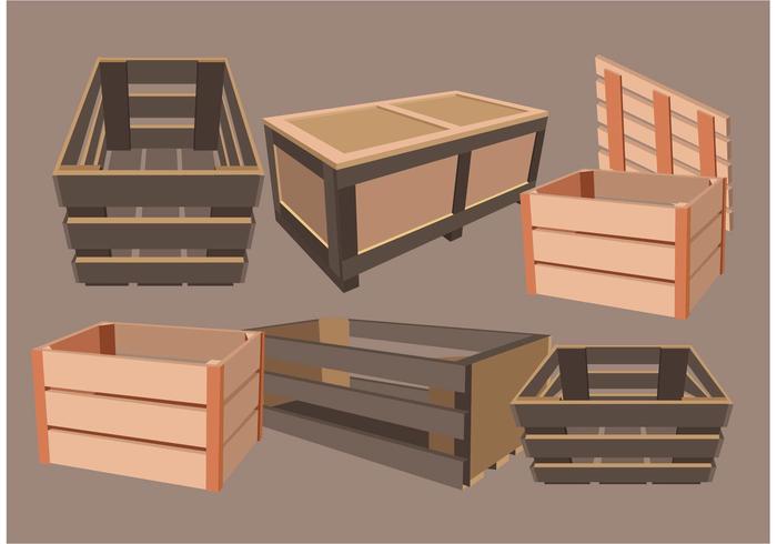 Shipping Crate Vectors