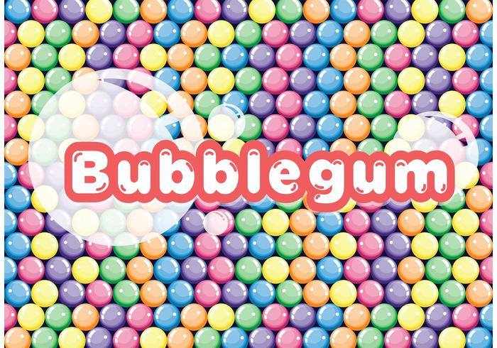 Fondo colorido del vector de Bubblegum