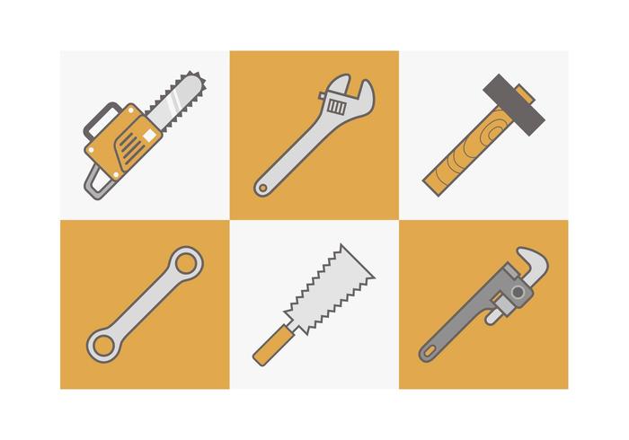 Iconos de vector de herramientas gratis