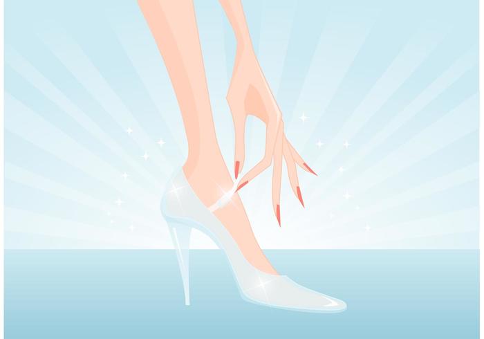 Free Glass Slipper Vector
