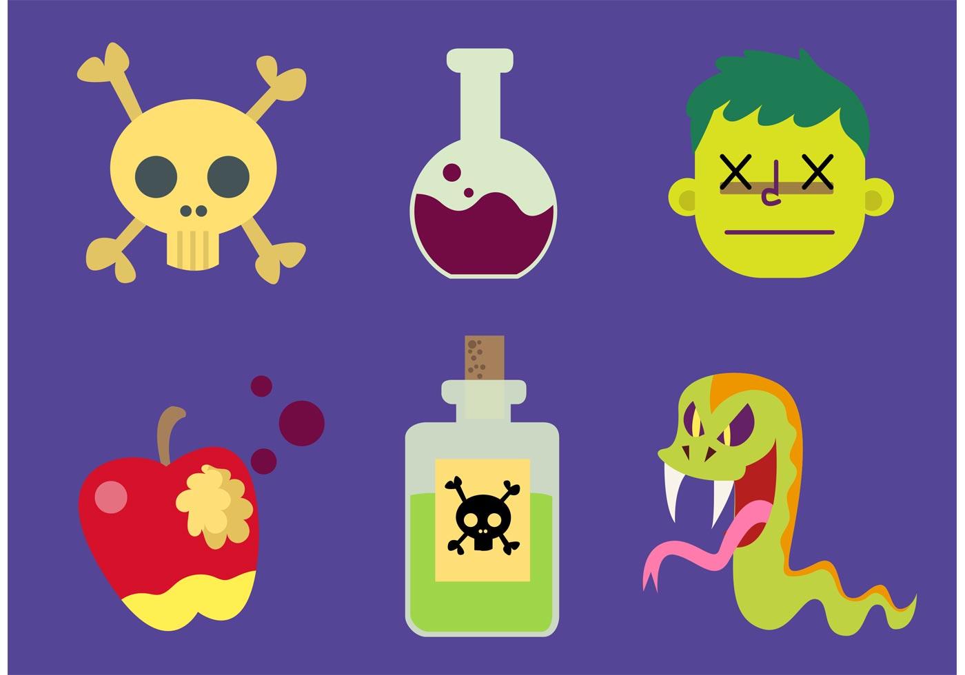 Cartoon Poison Vectors 89942 Vector Art at Vecteezy