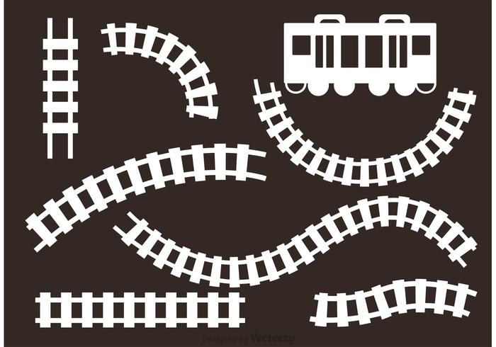 White Railroad Vectors