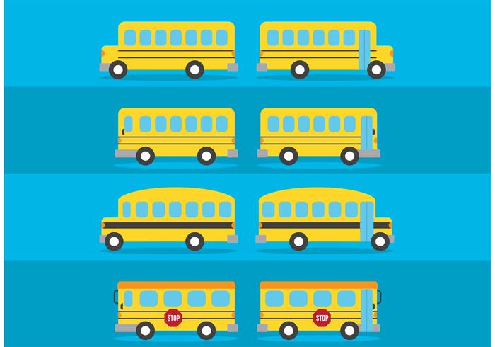 Vector School Bus Pack 968 Vector Art At Vecteezy