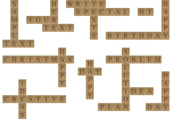 Scrabble Message Vectors