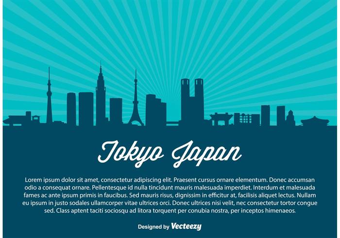 Tokyo Skyline Vector Illustration Tokyo Skyline Vector Illustration