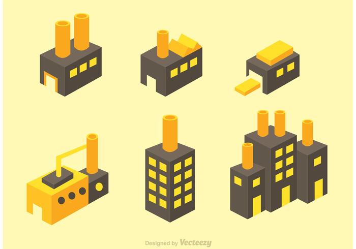 Download Isometric Factory Vector Icons - Download Free Vectors ...