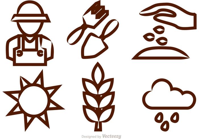 Gardening Vector Icons Gardening Vector Icons