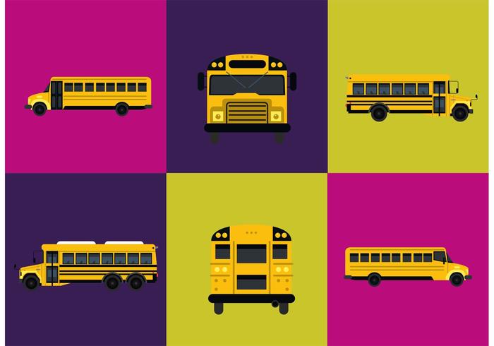 School Bus Vectors School Bus Vectors
