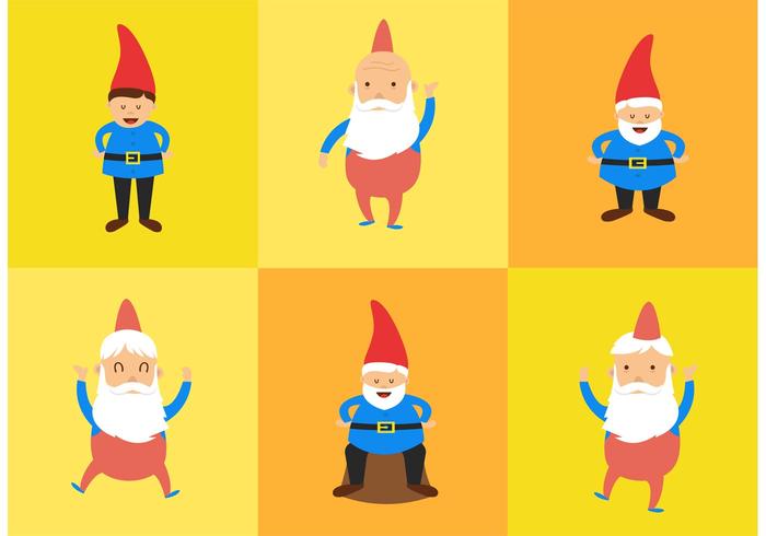 Gnome Vector Characters Gnome Vector Characters