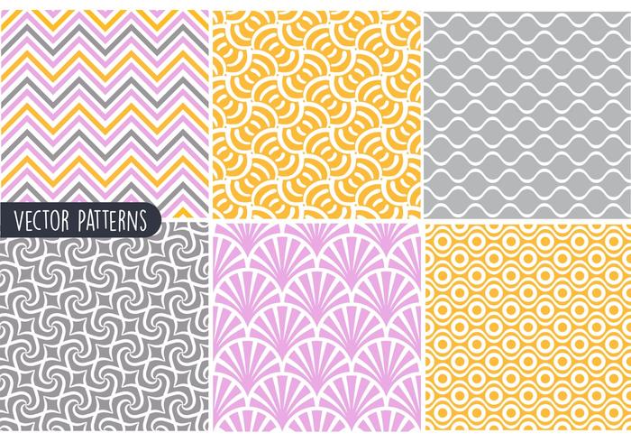 Funky Geometric Pattern Vector Set Funky Geometric Pattern Vector Set