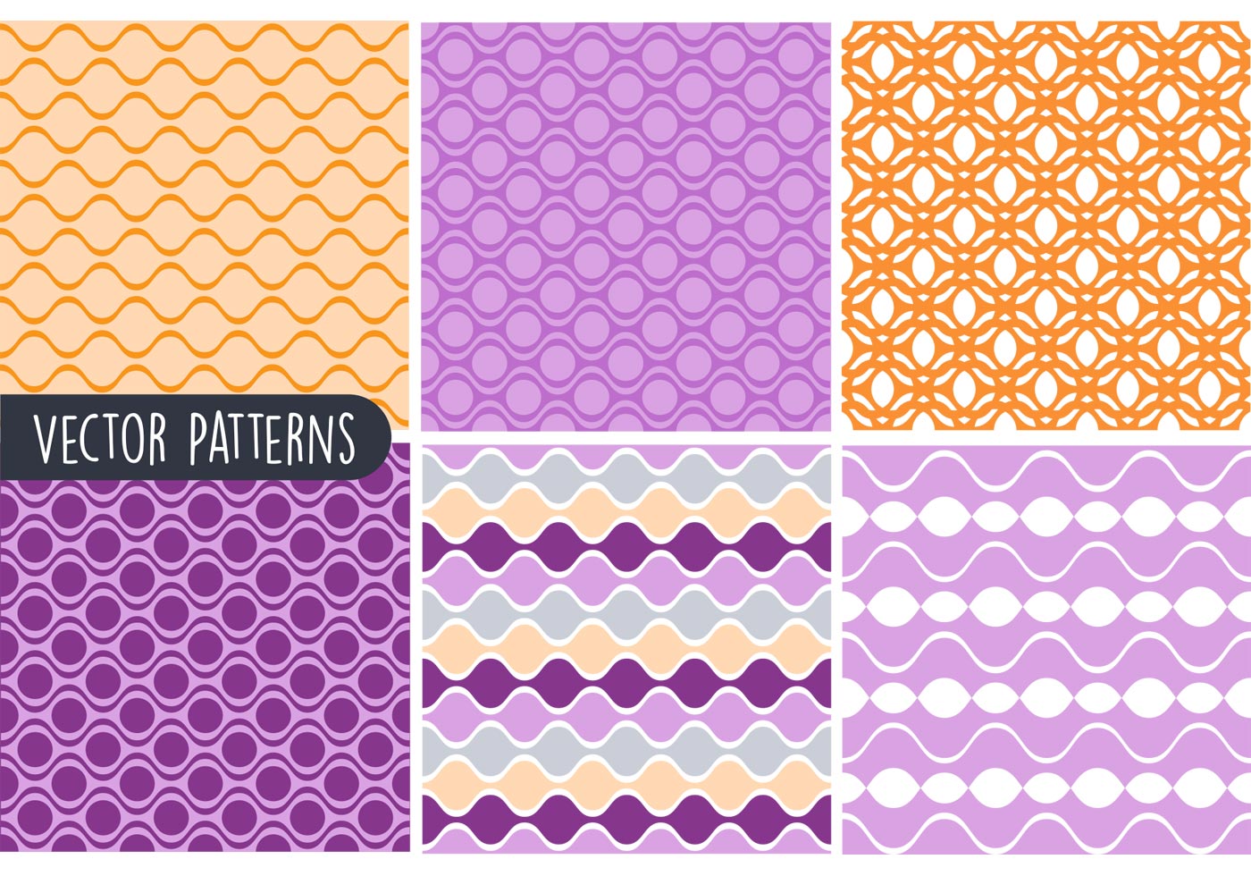 Download Colorful Geometric Vector Pattern Set - Download Free Vectors, Clipart Graphics & Vector Art