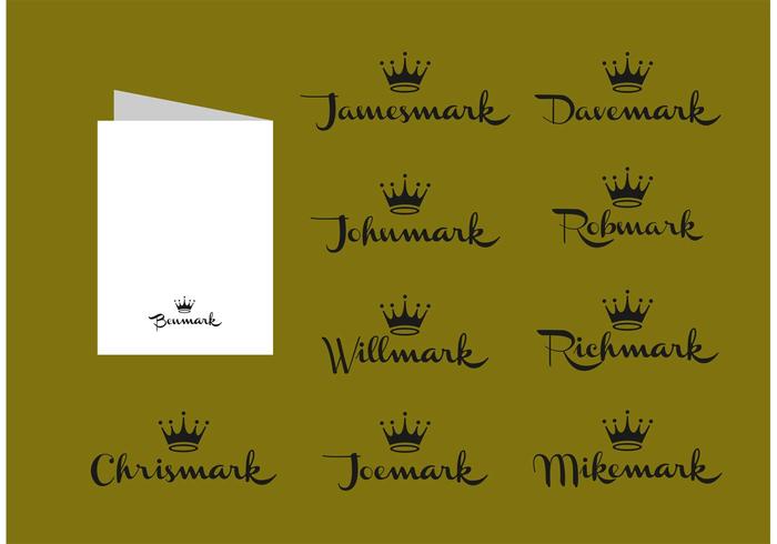 Free Vector Male Hallmark Card Names