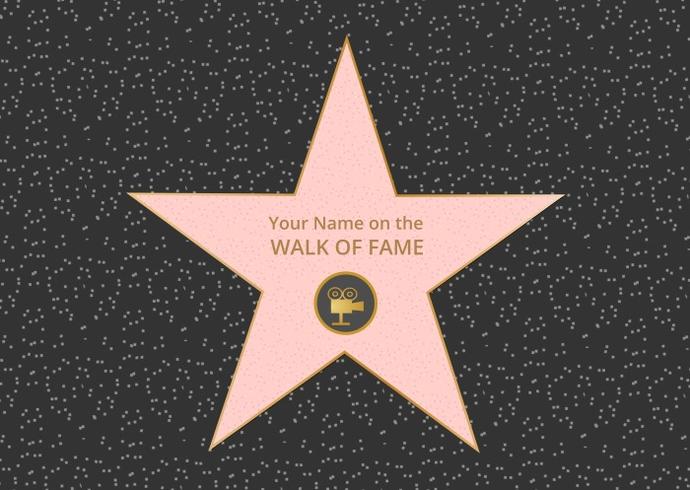 Free Hollywood Walk Of Fame Vector