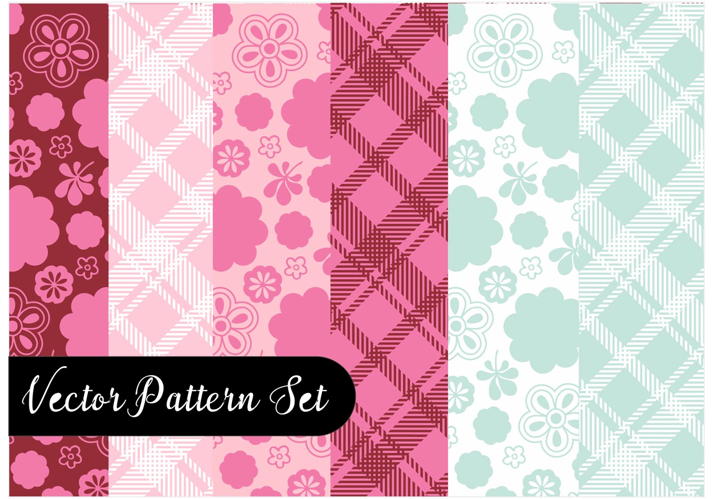 Lovely Pattern Set 90190 Vector Art at Vecteezy