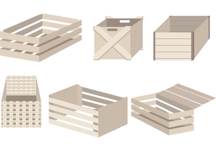 Simple Crate Vector Designs