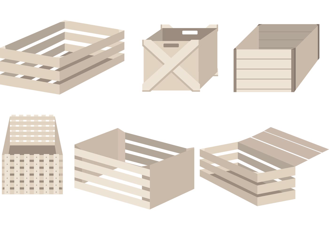 Download Simple Crate Vector Designs - Download Free Vector Art, Stock Graphics & Images