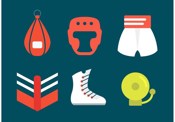 Old Time Boxing Vector Symbols 