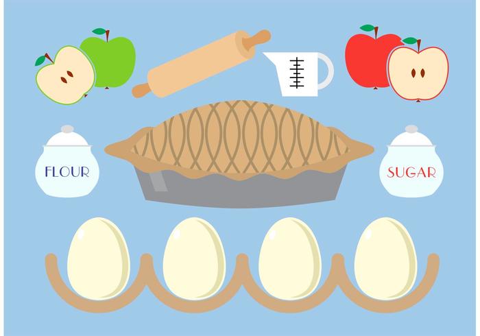 Apple Pie Vector Pack 