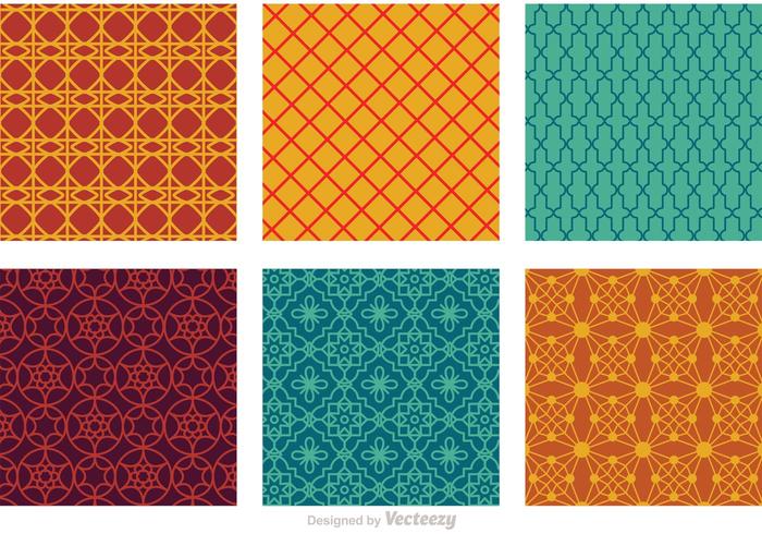 Morocco Seamless Vector Patterns