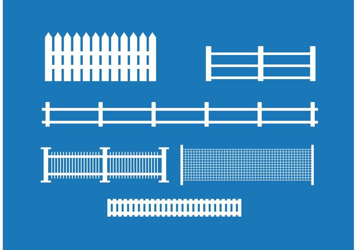 Picket Fence Vector Set Picket Fence Vector Set
