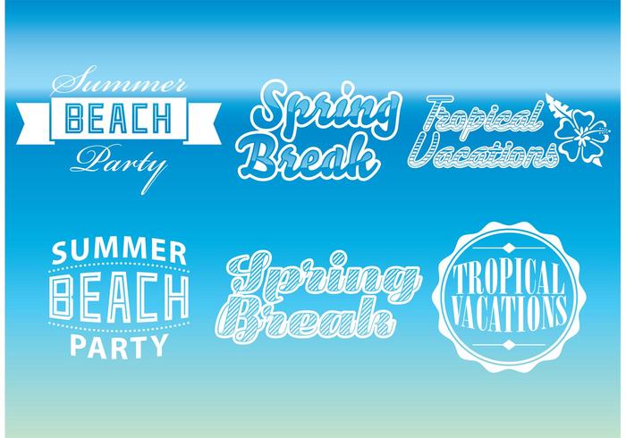 Vacation Vector Logos
