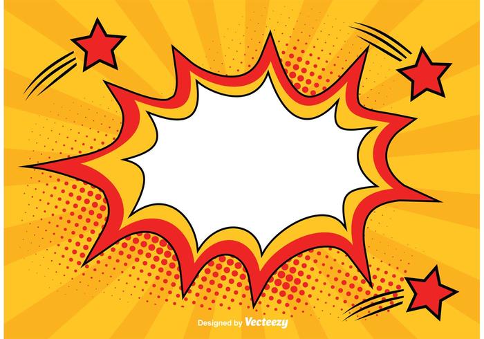 Comic Style Background Illustration vector