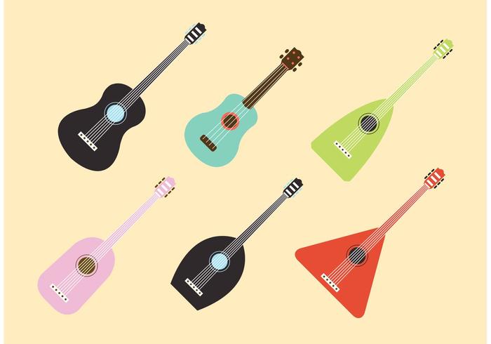 Ukulele Musical Intsrument vectores