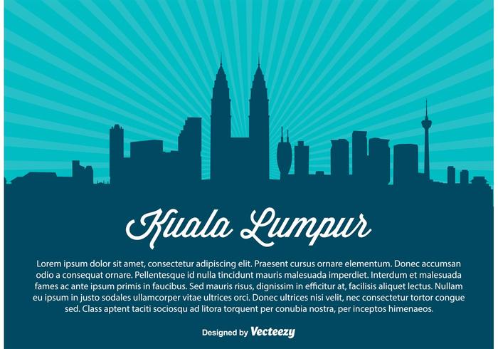 Kuala Lumpur Skyline Illustration Kuala Lumpur Skyline Illustration