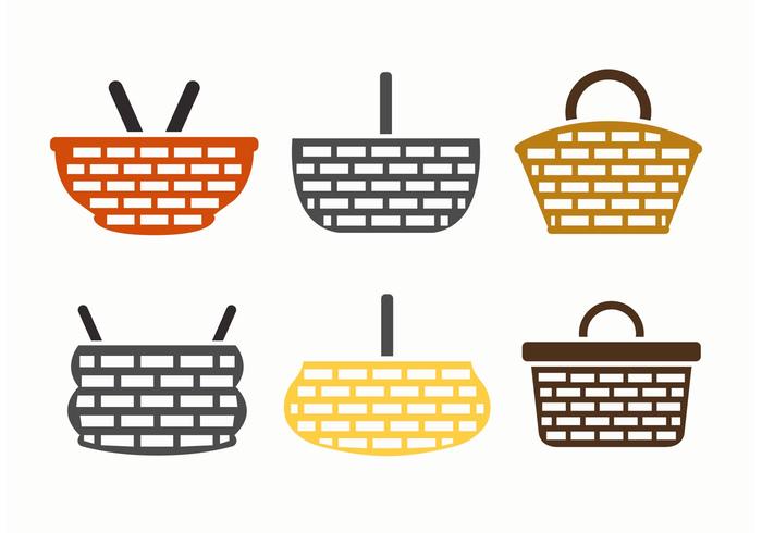 Old Basket Vectors 