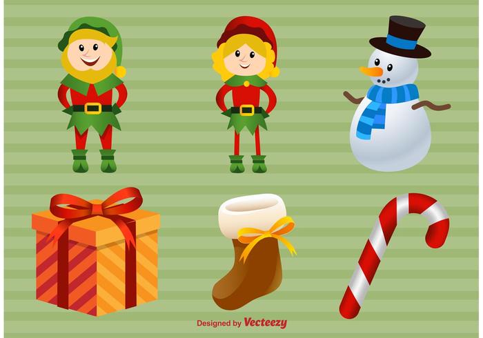 Happy Christmas Illustrations vector