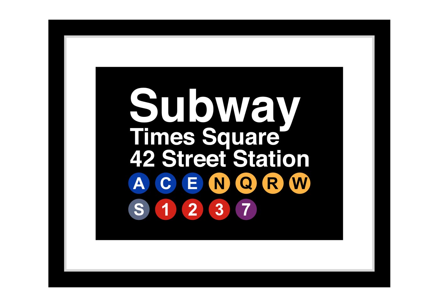 Free Times Square Subway Sign Vector - Download Free ...