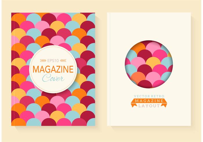 Retro Magazine Vector Covers