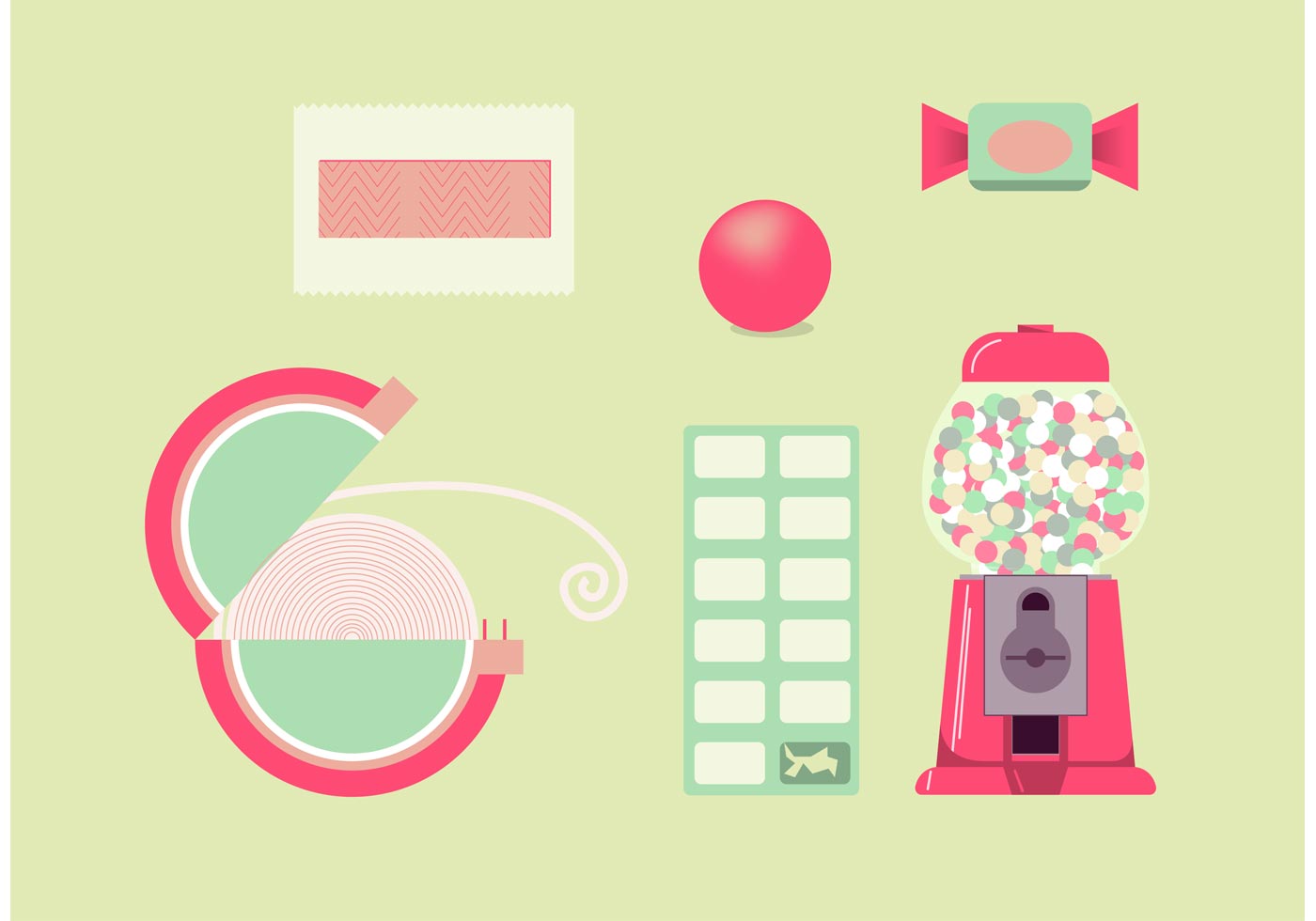 Download Gum Packages Free Vector - Download Free Vectors, Clipart ...