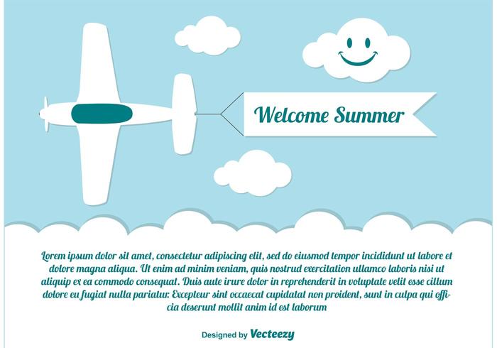 Welcome Summer Illustration vector