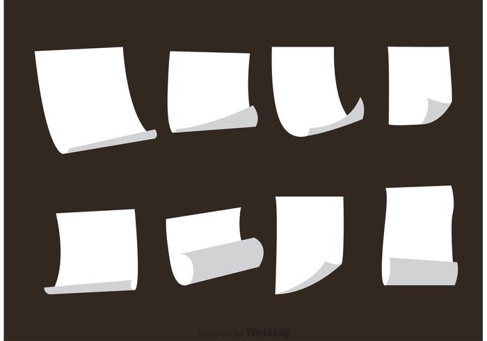 White Paper Sets Vectors 90598 Vector Art at Vecteezy