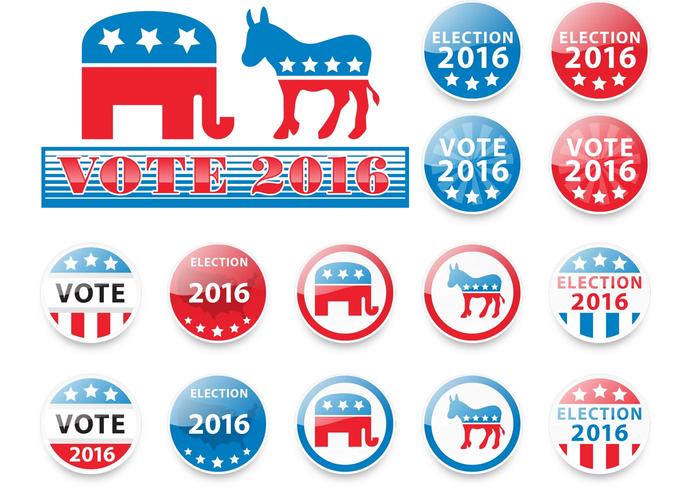 Elections 2016 Vectors Elections 2016 Vectors