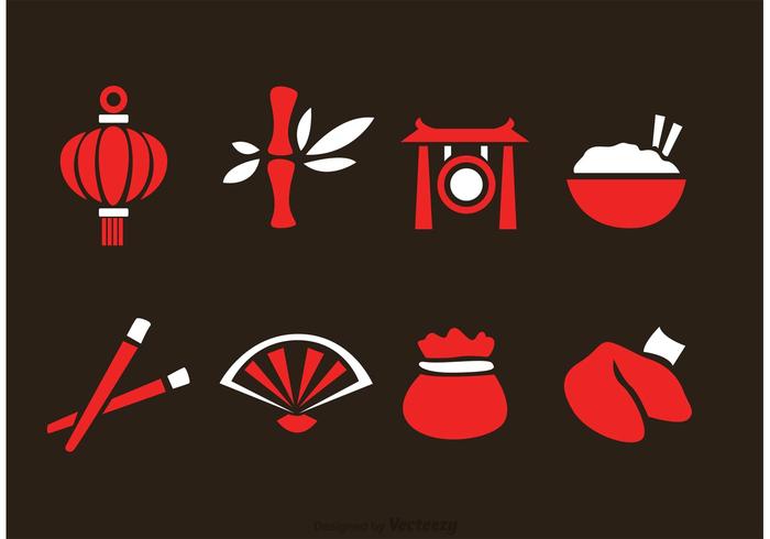 Iconos De Vector De China