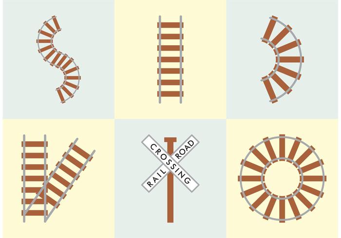 Railroad Tracks Vector Free