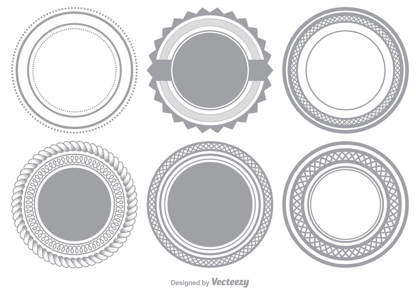 Badge Shape Set 90670 Vector Art at Vecteezy