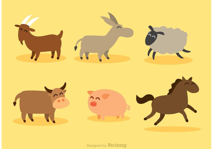 Set Of Mammals Vectors