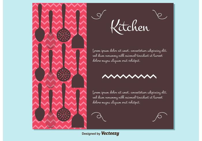 Free Vector Cutlery Style Background