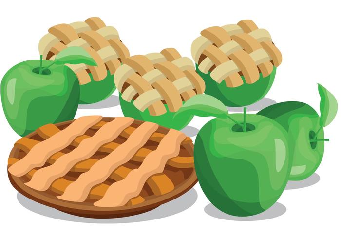 Apple Pie Vectores