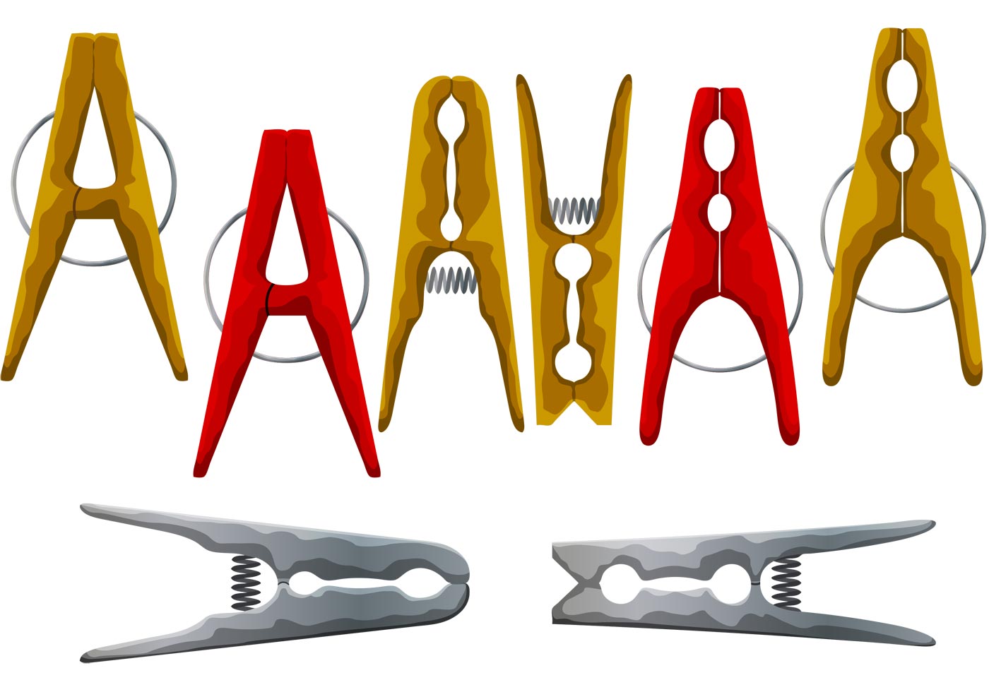 Clothespin Vectors 90743 Vector Art at Vecteezy