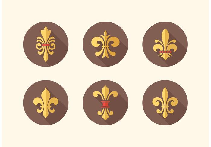 Free Fleur De Lis Vector Icon Pack