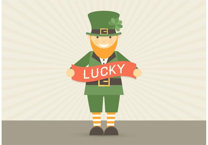 Vector libre del carácter del Leprechaun