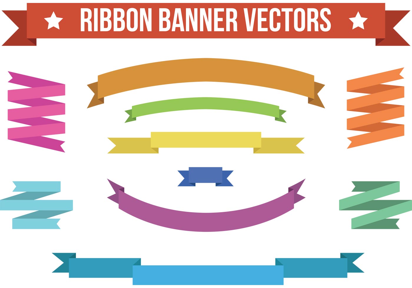 Download Ribbon Banner Vectors - Download Free Vector Art, Stock ...