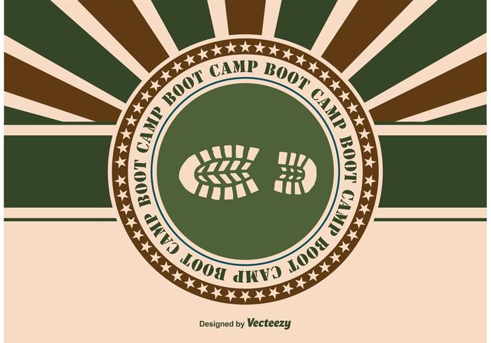 Boot Camp Illustration vector